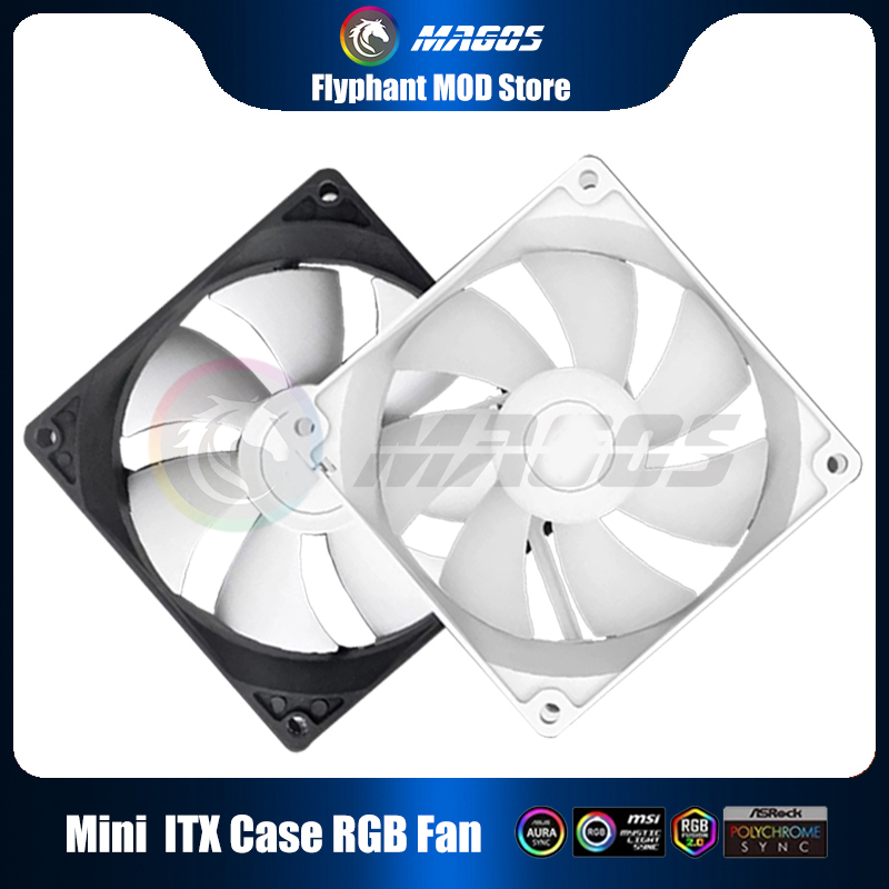 Mini ITX Case ARGB Fan 8cm 9cm - Fly Line review and price