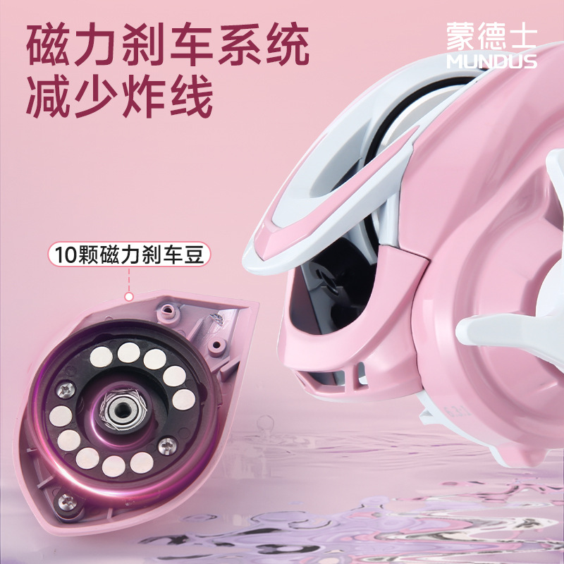 Pink 6.3:1 Gear Ratio 3+1 Ball - Ice Fishing Line review and price
