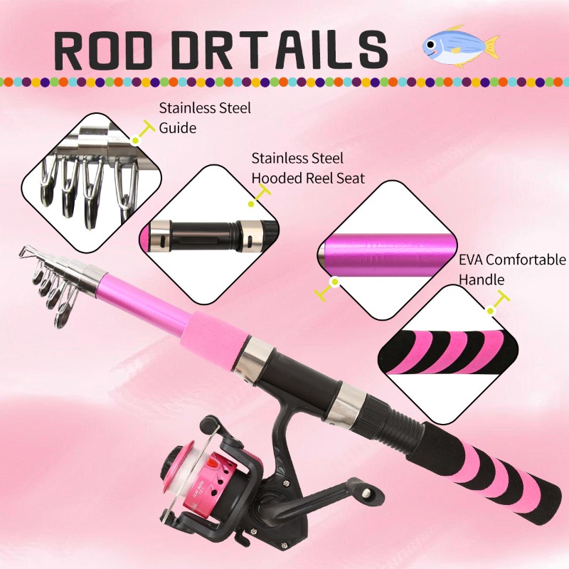 Kids Adult Beginner Fishing Ro - Freshwater Line review and price