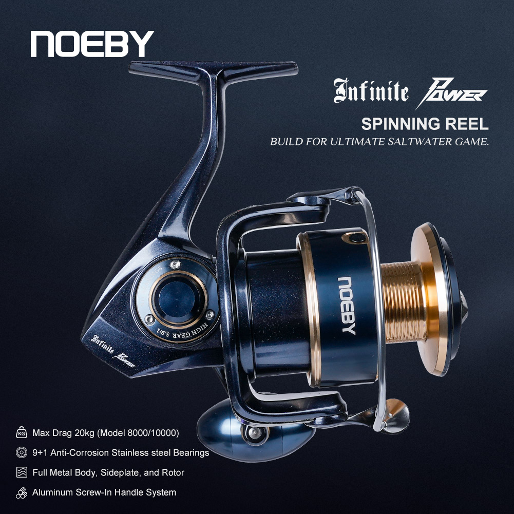 Noeby Infinite Power Spinning  - Daiwa Reel Bg review and price
