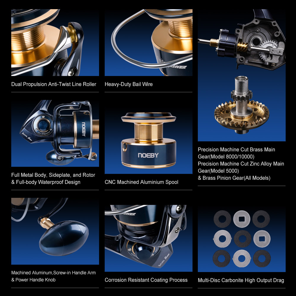 Noeby Infinite Power Spinning  - Daiwa Reel Bg review and price
