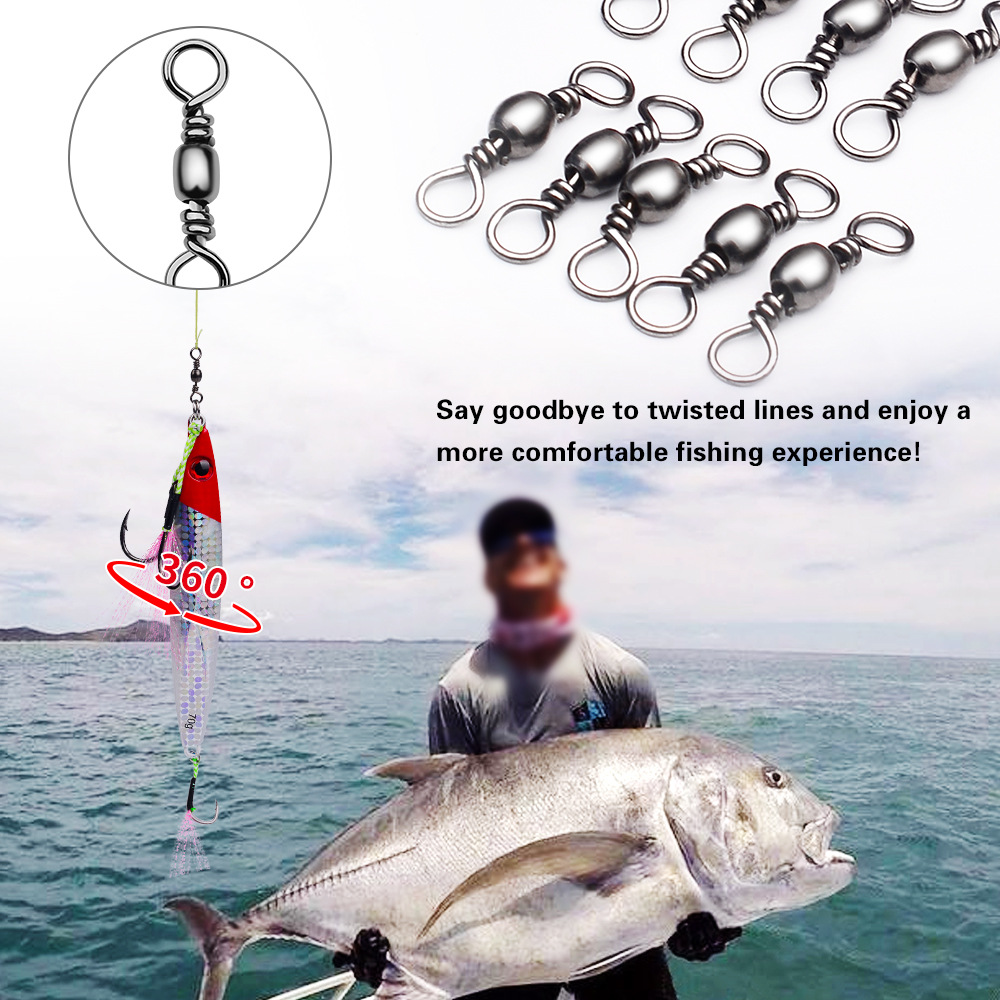 100Pcs Fishing Swivels Connect - Freshwater Line review and price
